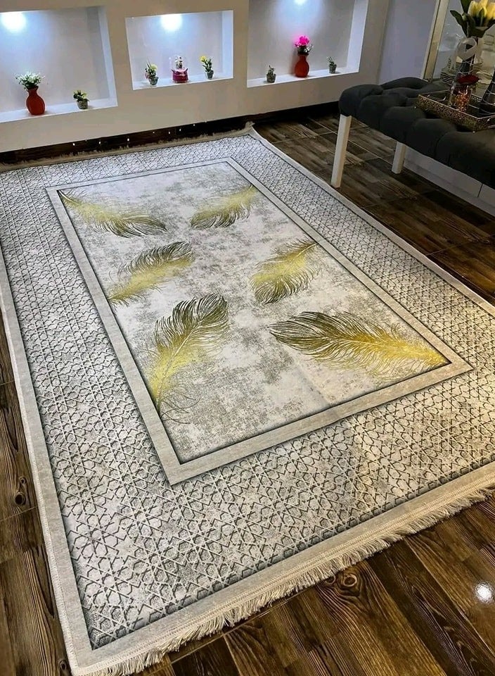 بديل سجاد وجه ناعم وضهرحبيبات مضاد للانزلاق بألوان جذابة حديثه مقاس كبير 200×300سم الجمبو  - Image 2
