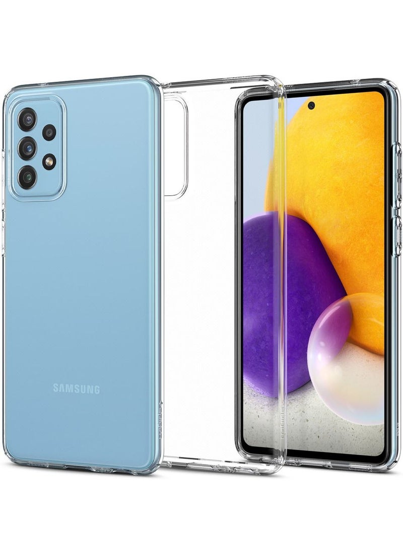 Spigen Liquid Crystal for Samsung Galaxy A72 Case Cover - Crystal Clear - Image 1