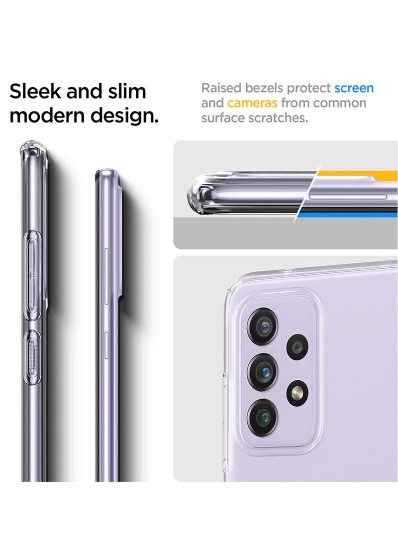 Spigen Liquid Crystal for Samsung Galaxy A72 Case Cover - Crystal Clear - Image 2