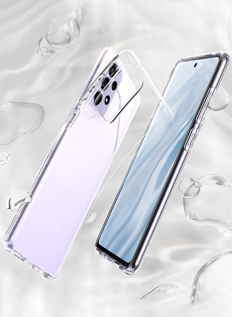 Spigen Liquid Crystal for Samsung Galaxy A72 Case Cover - Crystal Clear - Image 5