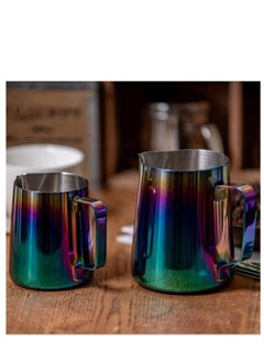 Generic Stainless Steel Milk Frothing Pitcher Espresso Coffee Barista Craft Latte Cappuccino Milk Cream Cup Frothing Jug Pitcher (1000 ml)  - Image 5