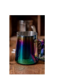 Generic Stainless Steel Milk Frothing Pitcher Espresso Coffee Barista Craft Latte Cappuccino Milk Cream Cup Frothing Jug Pitcher (1000 ml)  - Image 1
