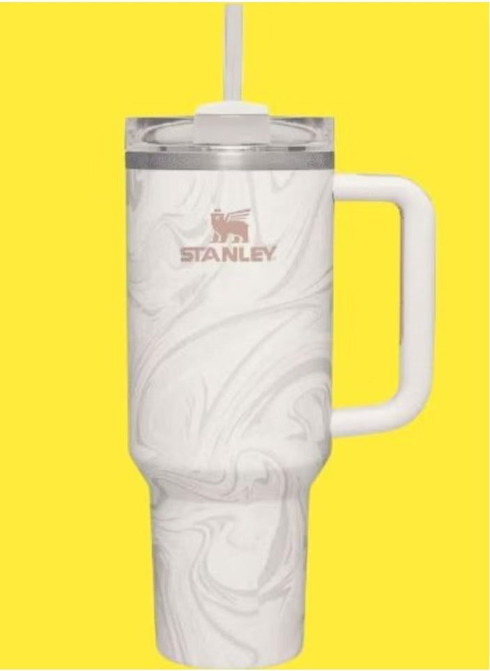 Stanley - Quencher H2.0 FlowState 40 oz Swirl Tumbler with Lid & Straw Vacuum Insulated – Keeps Drinks Hot for 7 Hours & Cold for 24 Hours, Durable, Leakproof, Stylish Travel Mug - Image 1