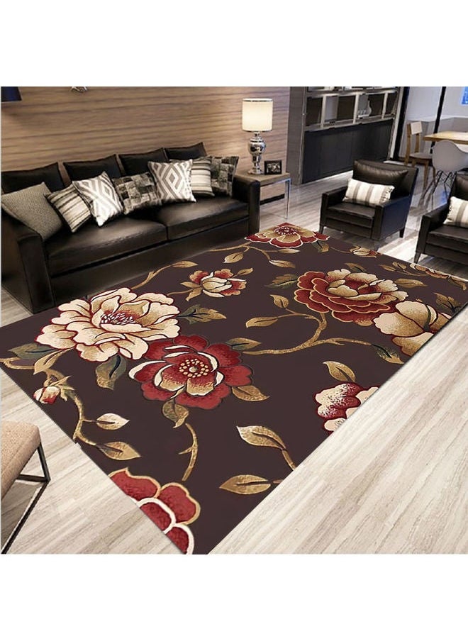 Sharpdo - Indoor Shaggy Patterned Area Rugs Multicolour 150x200cm - Image 1
