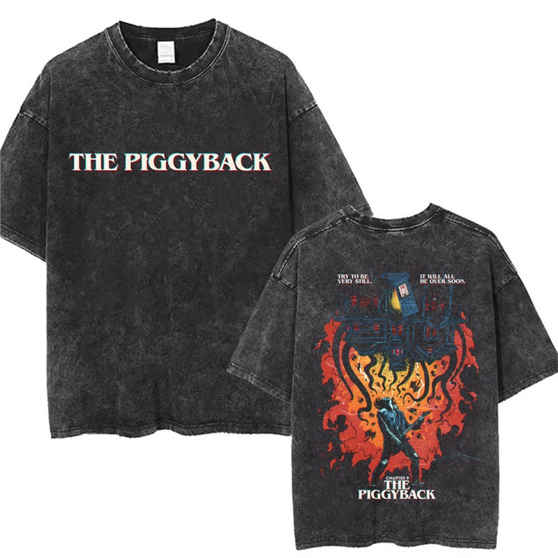 Eddie Munson Vintage Washed T Shirts The Demogorgon - Image 5