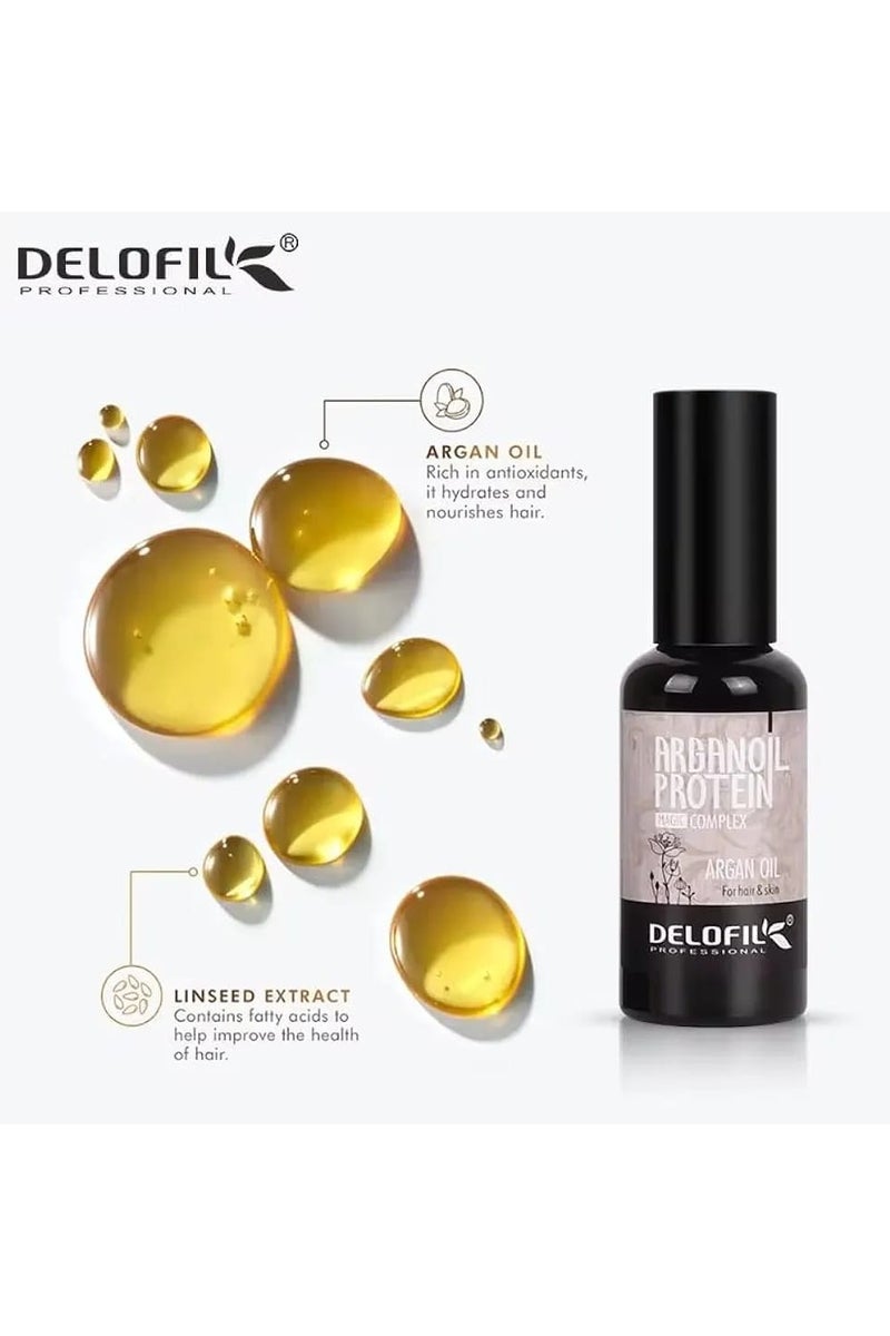Delofil Argan Oil Protein 50ml - Image 2