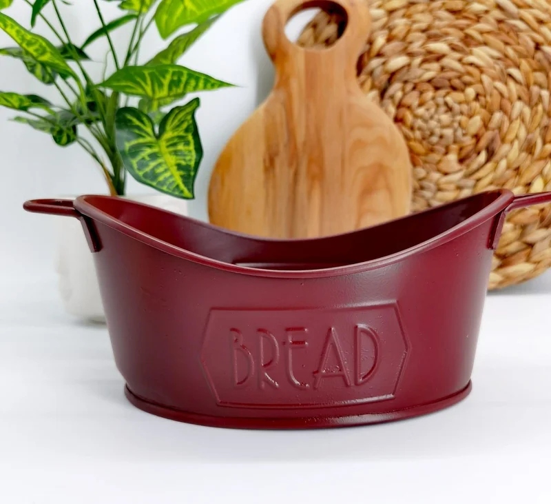 THE MIA Bread Service 28 x 17 cm - Claret Red KRN0005