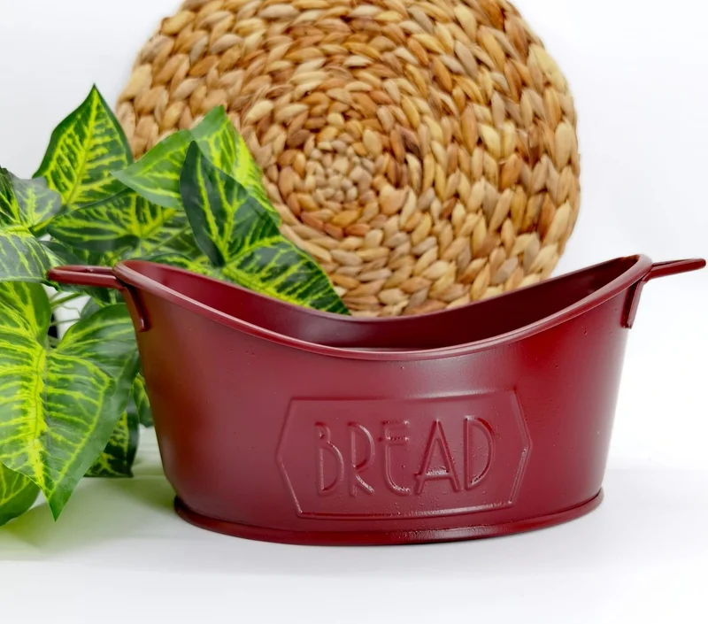 THE MIA Bread Service 28 x 17 cm - Claret Red KRN0005