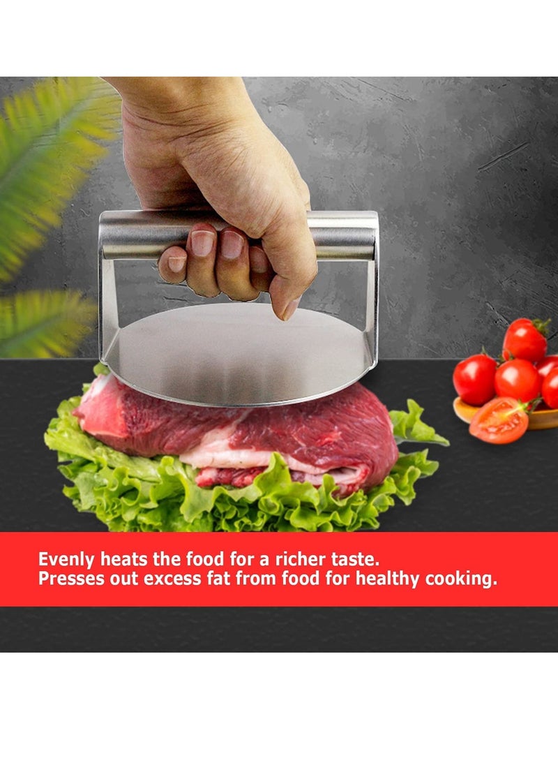 CC Bin Shihon Round Stainless Steel Grill Press 14 Cm  - Image 2