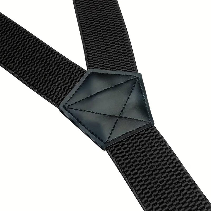 Suspenders for Men Under Clothing 1.48" Wide Y-Back Heavy Duty Mens Suspenders, Adjustable Hidden Suspender Elastic Braces - Image 2