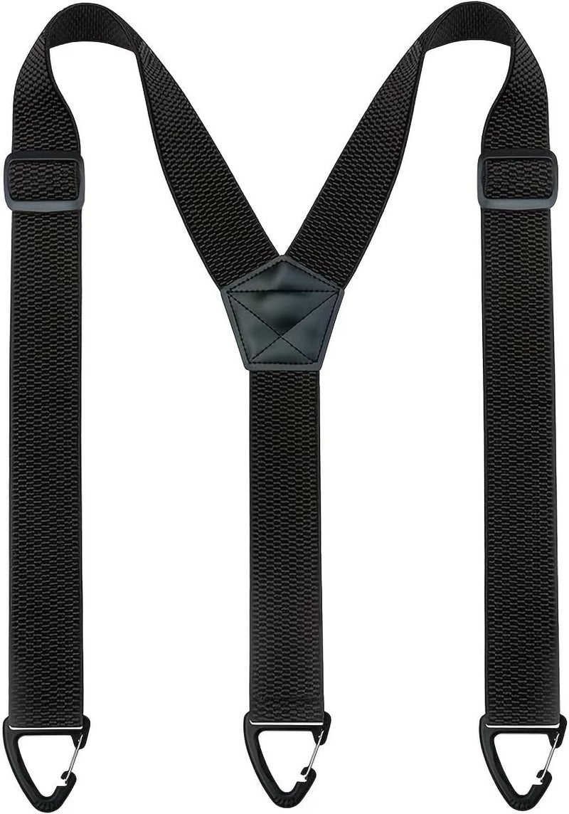 Suspenders for Men Under Clothing 1.48" Wide Y-Back Heavy Duty Mens Suspenders, Adjustable Hidden Suspender Elastic Braces - Image 1