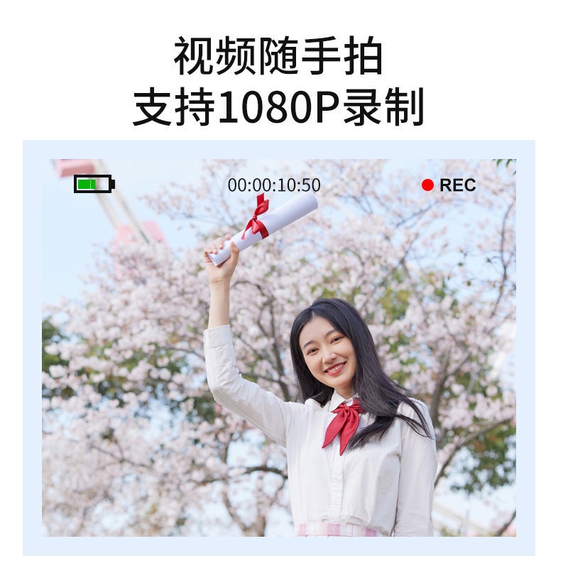 كاميرا رقمية CCD بدقة HD 4K بكسل مع بطاقة ذاكرة 64 جيجابايت وقارئ USB ومحول OTG لهواتف أندرويد وهواوي - Image 5
