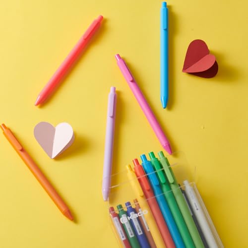 Kaco PURE Gel Pens Assorted Color Ink 20 Pieces 0.7mm, Medium Point, Aesthetic Cute Stationery Pens for Journaling Note Taking Pens - Image 3