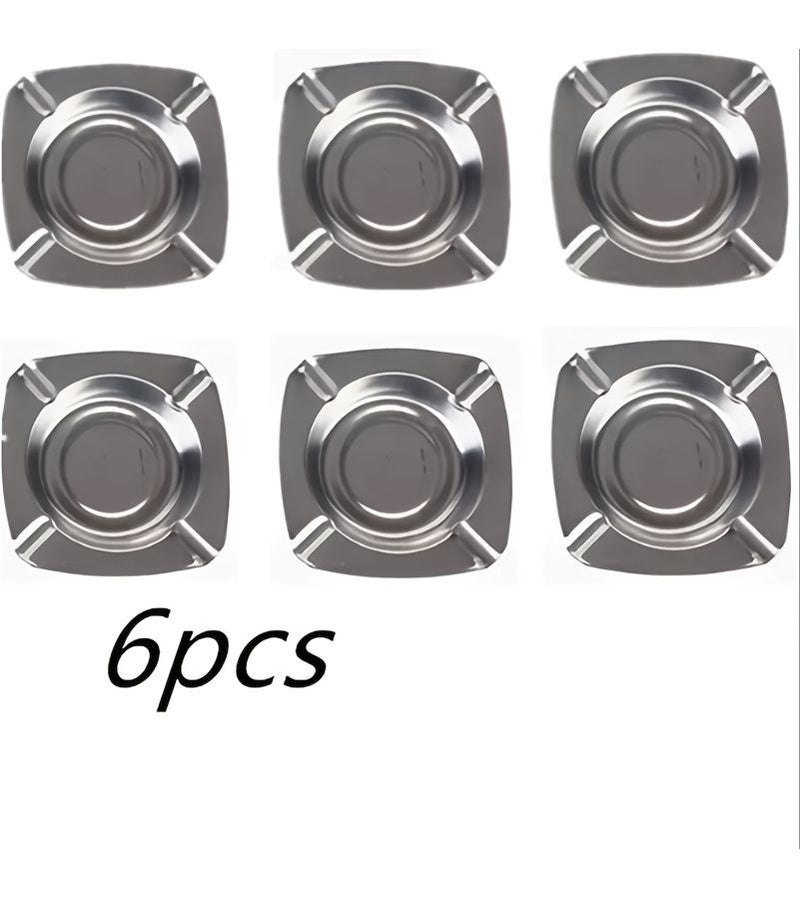 12 Pieces Round Sturdy Tabletop Ashtray For Indoor Outdoor Home Patio Bar Hotel No Electricity Needed - Image 2