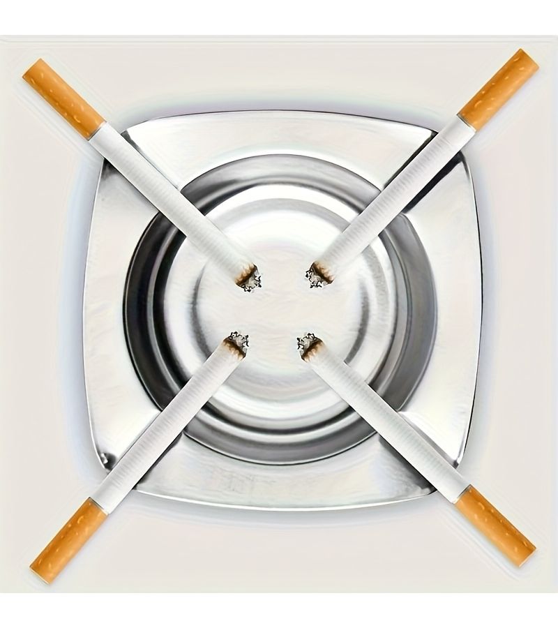 12 Pieces Round Sturdy Tabletop Ashtray For Indoor Outdoor Home Patio Bar Hotel No Electricity Needed - Image 4
