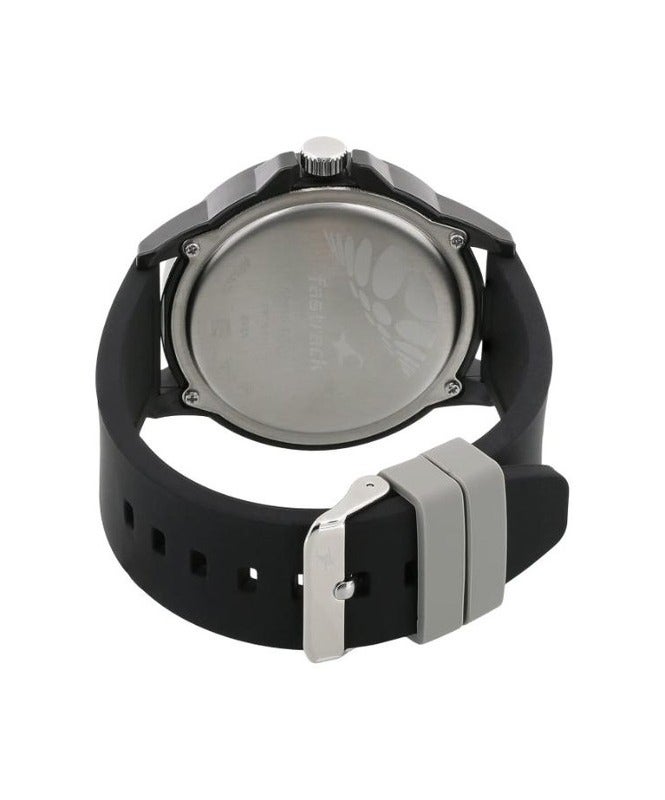 Fastrack By Titan Black Analog Dial & Silicone Strap Watch for Adult-Unisex 38024pp25 - view 3