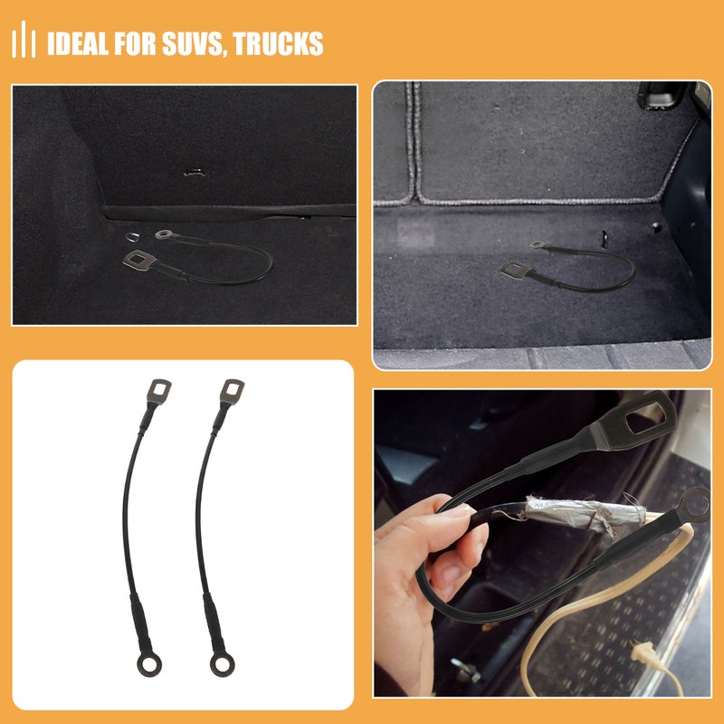 3pcs Tailgate Cable Rear Tailgate Lift Support Cables Truck Tailgate Support Straps Rear Truck Tailgate Support Cable Replacement For Cars Suvs - Image 4