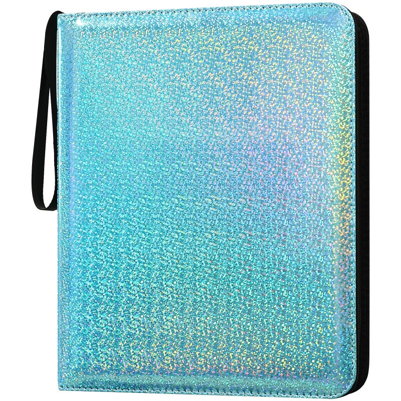 Dosanlues 9 Pocket Card Binder - 1080 Double Sided Pocket PU Premium Zip Trading Card Binder Collectible Card Albums for MTG, TCG, Sports Cards, Game Cards - Blue - Image 1