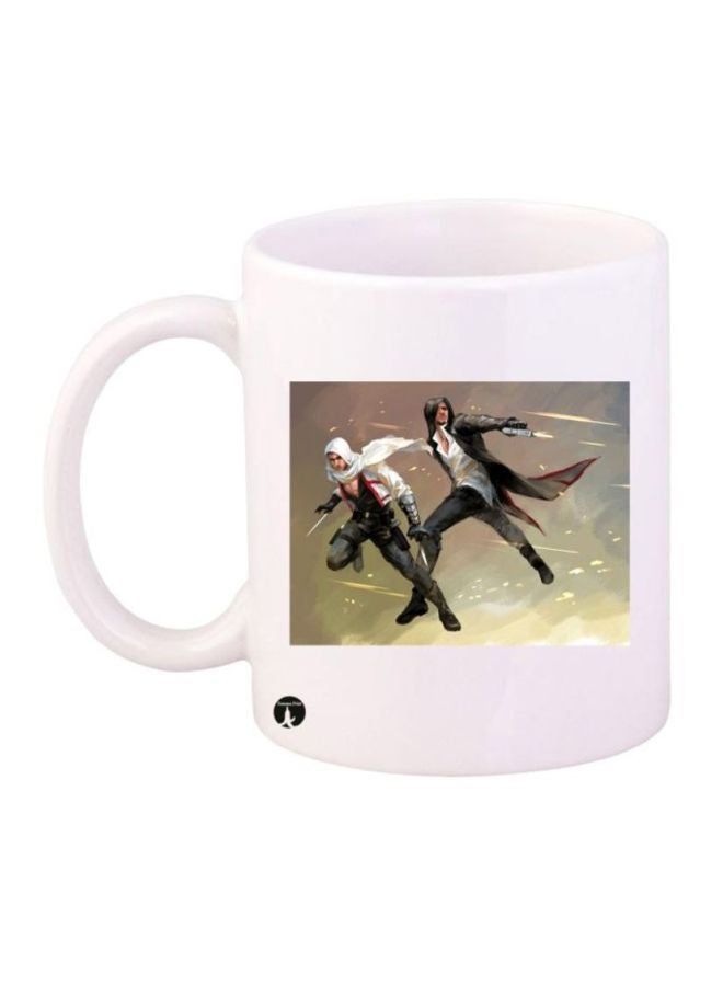 RKN Assassin's Creed Printed Coffee Mug White/Black - Image 1