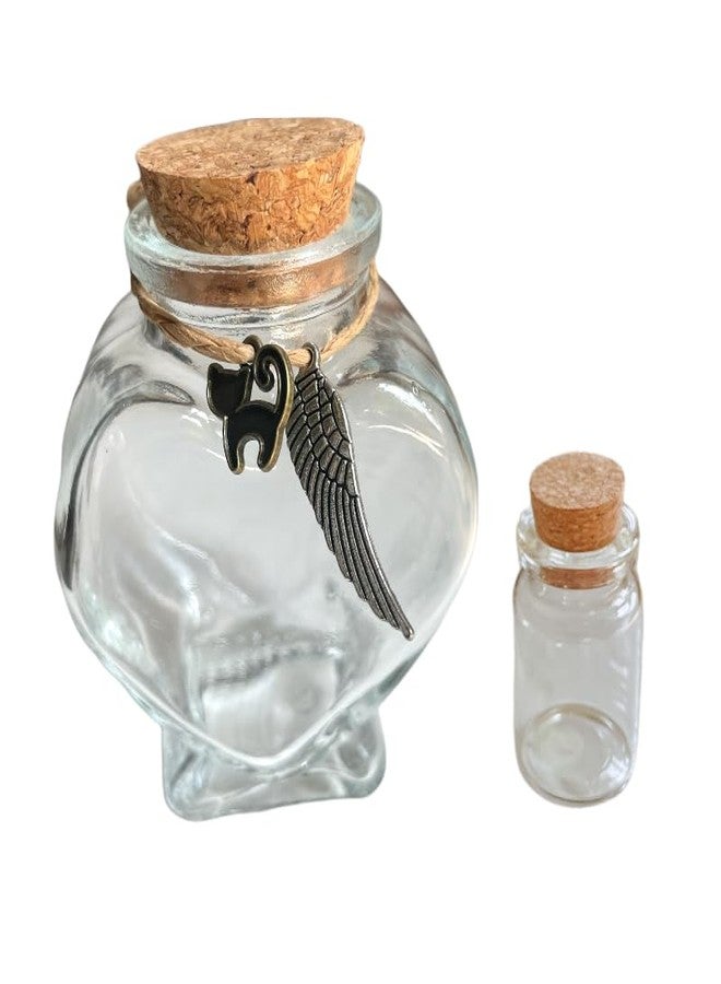 Pet Memorial Bottle for Hair, Cat Fur and Tooth Keepsake, Shadow Box for Cat Memorial, Cat Urns for Ashes, Gifts for Loss of Cat - Image 5
