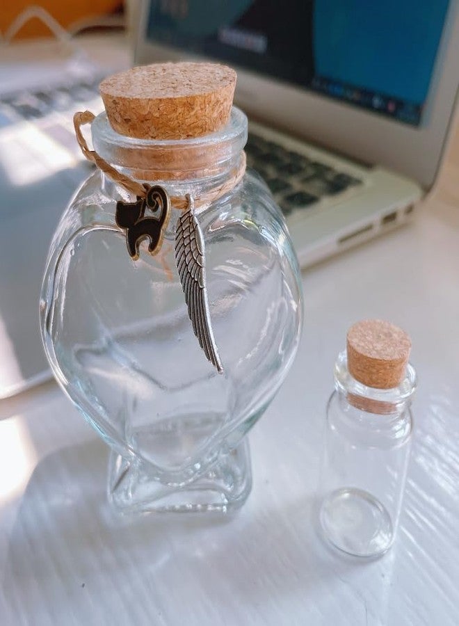 Pet Memorial Bottle for Hair, Cat Fur and Tooth Keepsake, Shadow Box for Cat Memorial, Cat Urns for Ashes, Gifts for Loss of Cat - Image 2