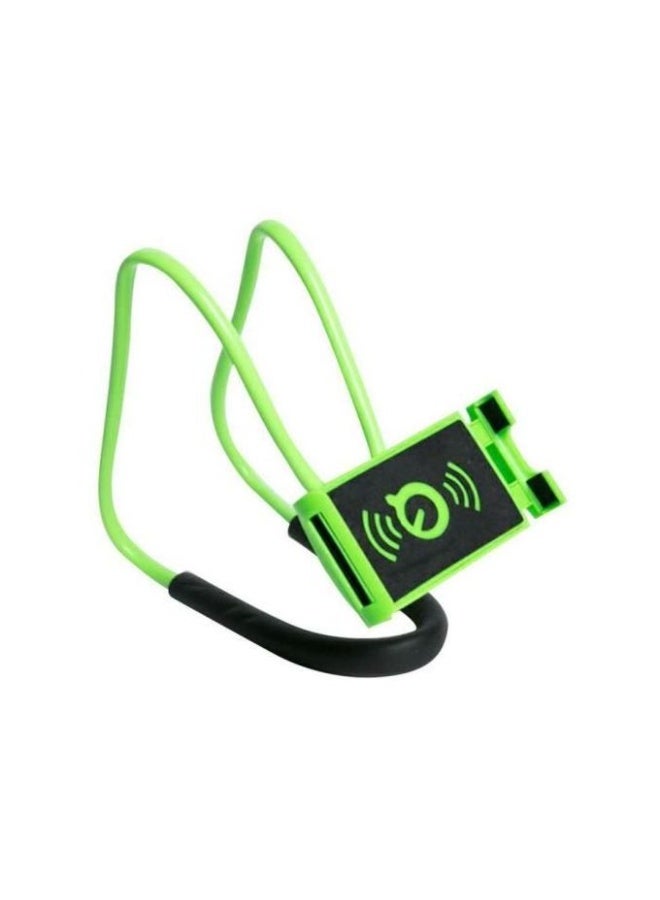 Multifunctional Neck Cell Phone Holder Creative Design Desktop Bed Car Holder multicolor Plastic - Green - Image 2