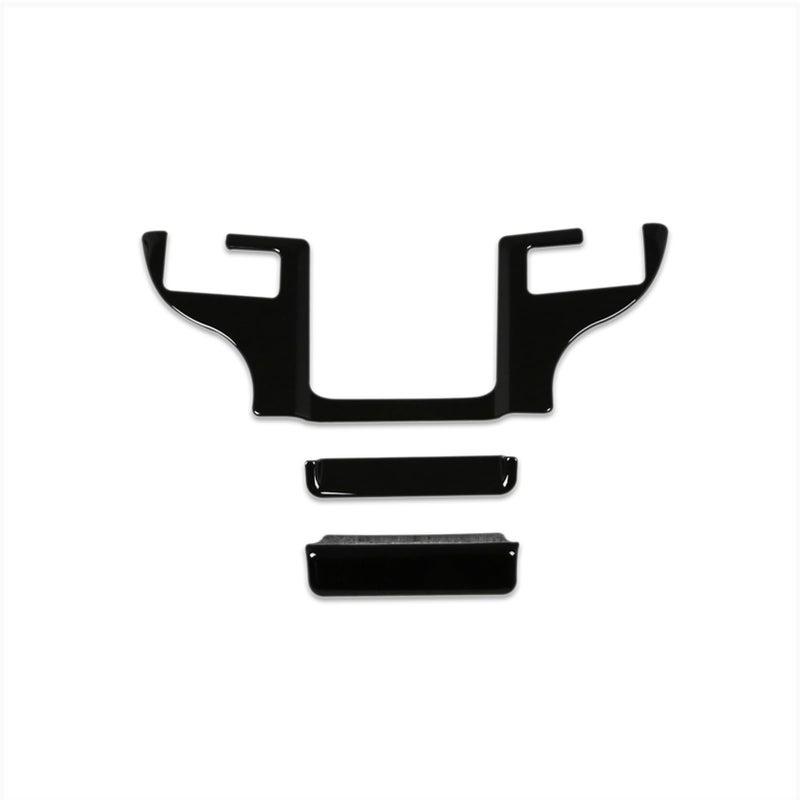 Beautost Fit for Toyota Grand Highlander 2024 2025 2026 Interior Armrest Box Switch Panel Cover Trim Piano Black - Image 2