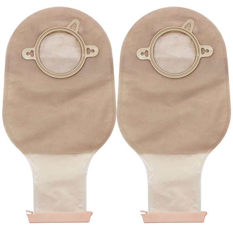 LotFancy Colostomy Bags 10PCS TwoPiece Drainable Pouches with Clamp Closure for Colonoscopy Ostomy Stoma Care No Skin Barriers Ileostomy Supplies