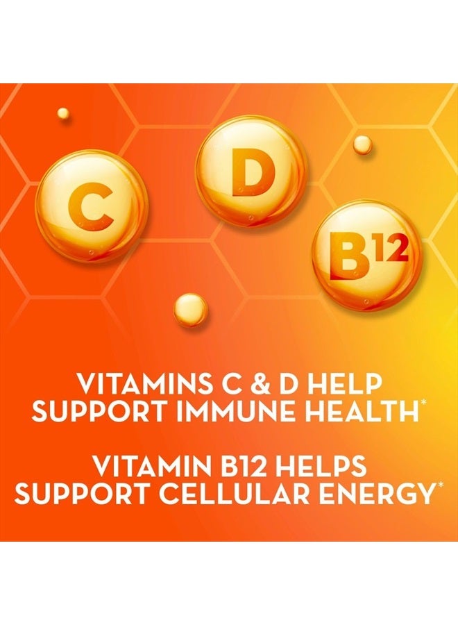 Metamucil Fiber Supplement Gummies Plus Vitamins C, D, & B12, No Sugar Added, 5g Prebiotic Plant-Based Fiber Blend for Digestive Health, Citrus Berry Flavored, 120 Gummies - Image 4