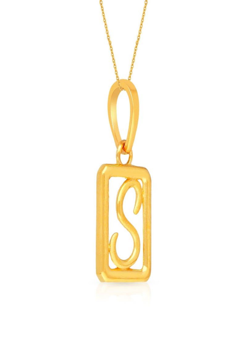 Malabar Gold and Diamonds 22k 916 Purity Gold Pendant for Women DZPN173SY  - Image 2