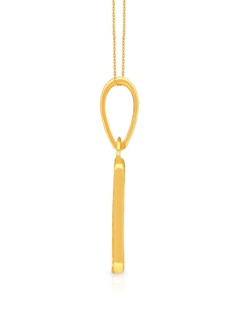 Malabar Gold and Diamonds 22k 916 Purity Gold Pendant for Women DZPN173SY  - Image 3
