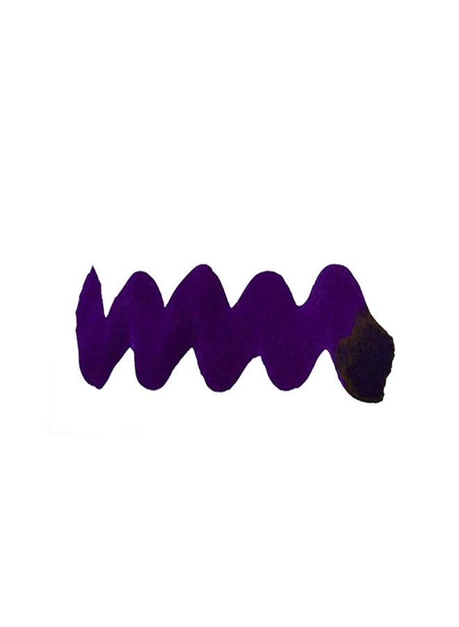 Diamine - Fountain Pen Ink, Purple Bow, 50ml, Inkvent, Blue Edition - Image 3