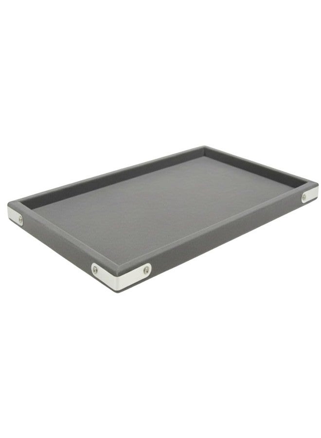 SENTONI Velvet Jewellery Finding Beading Tray Finding Display Organiser Perfect for Necklaces and Bracelets Jewellery Cosmetic Organizer Tray 12x9 Inch Pack of 2 (-Grey) - Image 5
