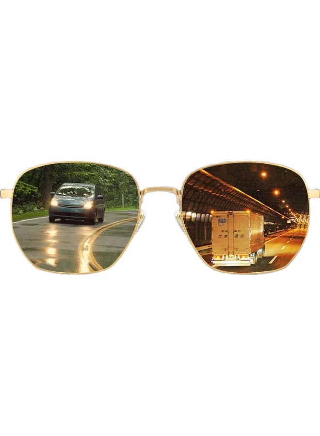CAPONI Color-Changing Polarized Night Vision Glasses Unisex Sunglasses Day And Night Dual-Use Driving Sunglasses Special Anti-Glare Glare For Driving - Image 3