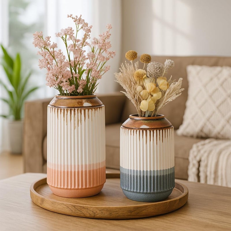 BS مزهرية زهور سيراميك أنيقة من B&S - Image 1