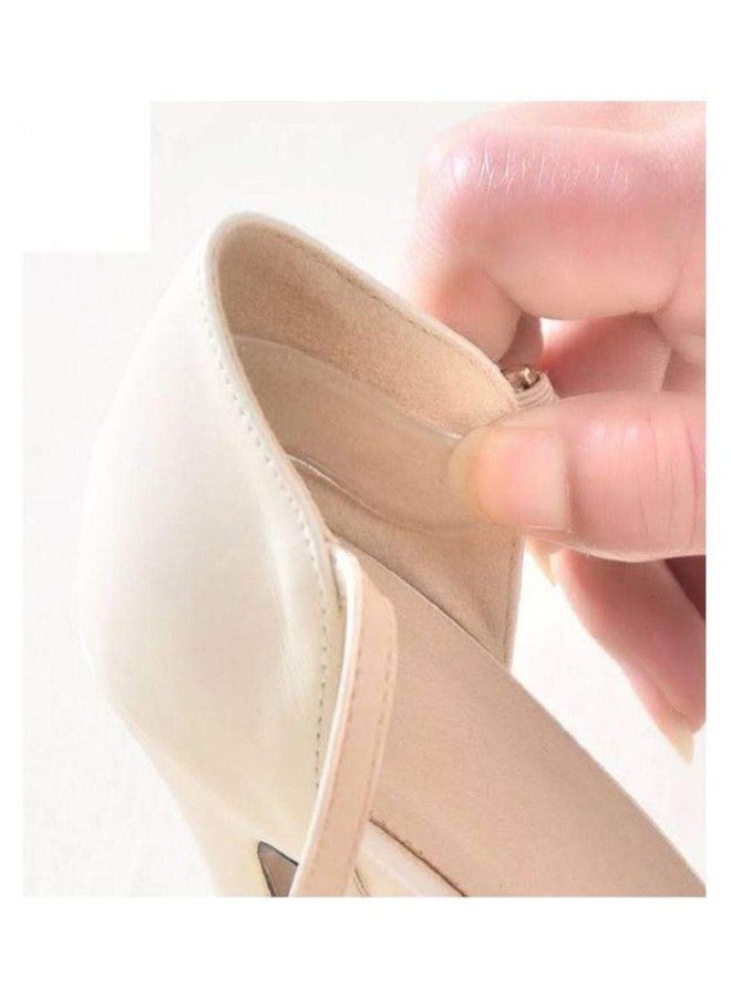 Digital Shoppy Silicone High Heels Sandals Heel Protector Prevent Rubbing Pain Heel Grips Sticker Foot Care Heel Liner Strip for Shoes Woman - Image 3