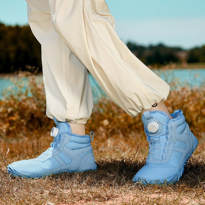 Outdoor Snow Boots Men'S And Women'S Children'S Shoes Fleece-Lined Thickened Northeast Cotton Shoes Winter Men'S Shoes Waterproof Non-Slip Lovers Shoes - Image 5