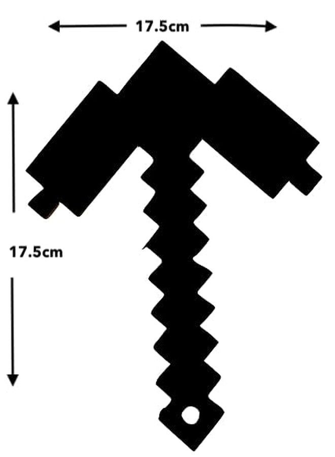 CERO 3D Printed Pick Axe for Kids and Adults (Black PLA) - Image 2