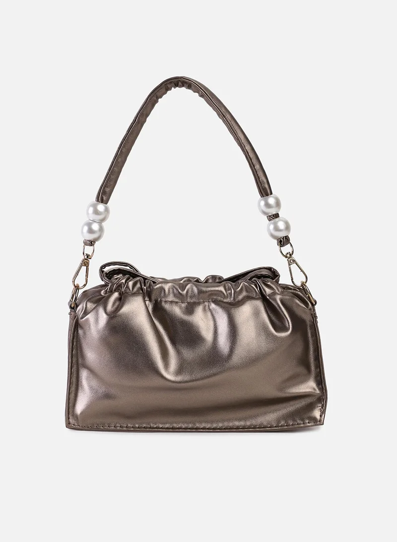 Haute Sauce Glittering Gripper Bronze Mini Bag
