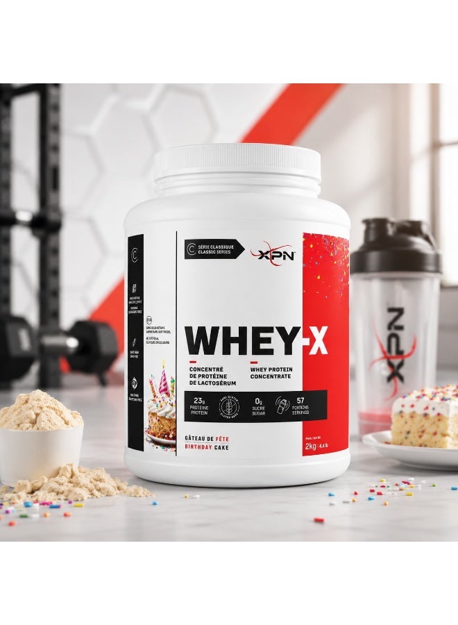 XPN Whey X Classic Series Birthday Cake 2kg (4.4 lb) – Premium Whey Protein for Muscle Growth, Recovery & Daily Nutrition - Image 2