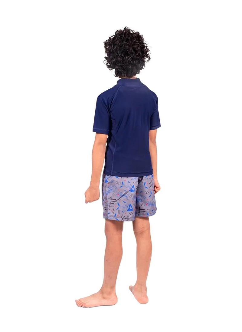 COEGA SUNWEAR COEGA Kids Boys Boardshorts - Blue Black Fish