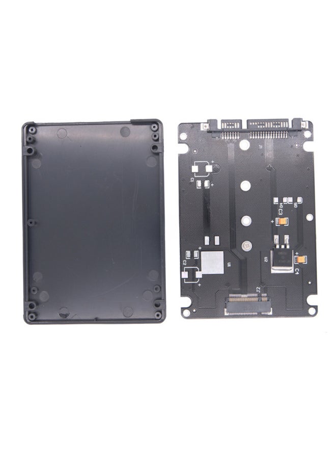 Generic NGFF To SATA3 Serial Port Transfer Board M.2 Solid State SSD Solid State Sata Protocol Hard Disk Box Internal And External-Color:White  - Image 2