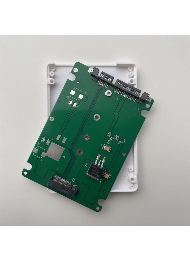 Generic NGFF To SATA3 Serial Port Transfer Board M.2 Solid State SSD Solid State Sata Protocol Hard Disk Box Internal And External-Color:White  - Image 4