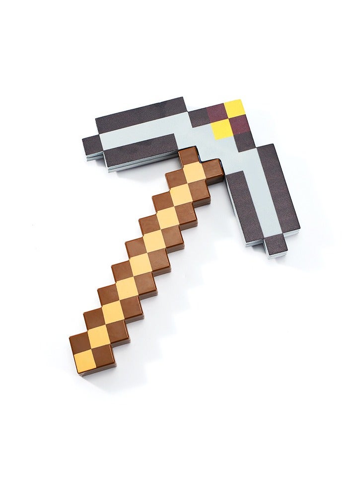 عام ماين كرافت لعبة معدات 3 في 1 سلاح معول مجرفة فأس مزيج الدعائم أداة نموذج - Image 3