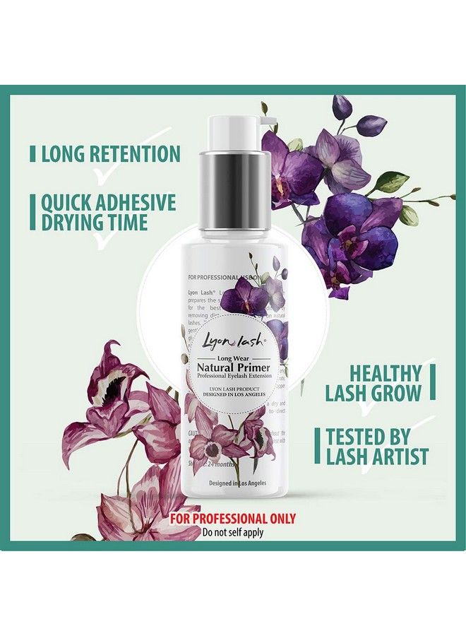 Lyon lash Eyelash Extension Primer 1.7Fl.Oz (50Ml) / Cleanser/Protein & Oil Remover | Increase Adhesive Bonding Power & Retention | Pretreatment For Semi Permanent Eyelashes Extensions Glue Supplies - Image 3