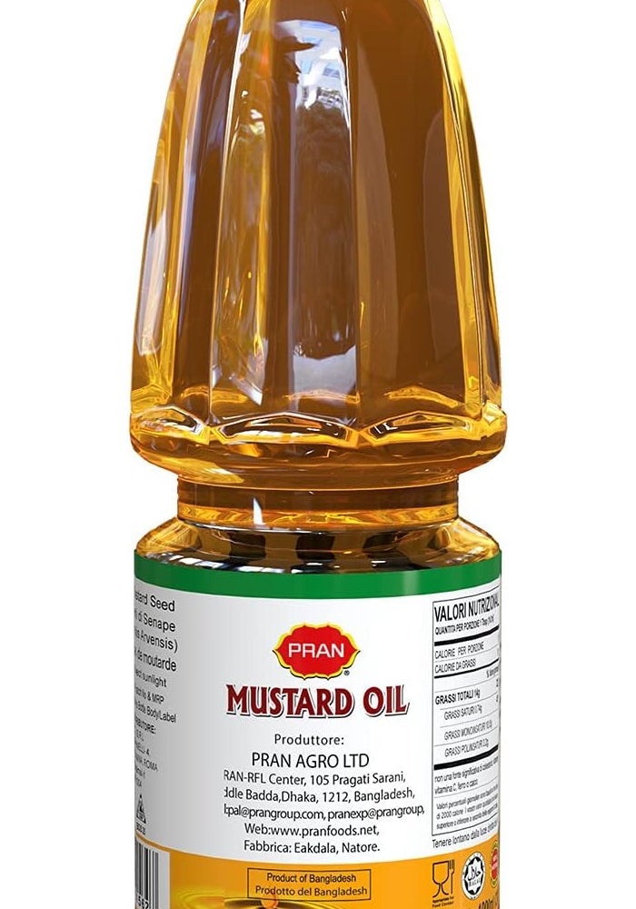PRAN Mustard Oil 1000ml - Culinary Cooking Oil - Image 3
