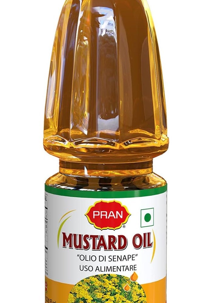 PRAN Mustard Oil 1000ml - Culinary Cooking Oil - Image 1