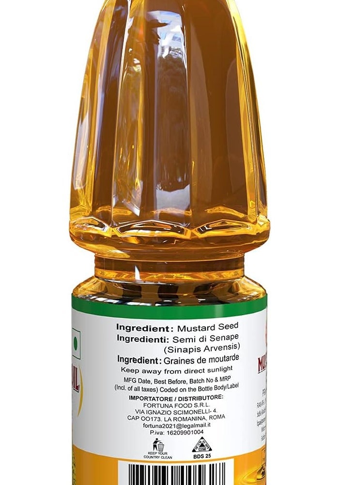 PRAN Mustard Oil 1000ml - Culinary Cooking Oil - Image 4