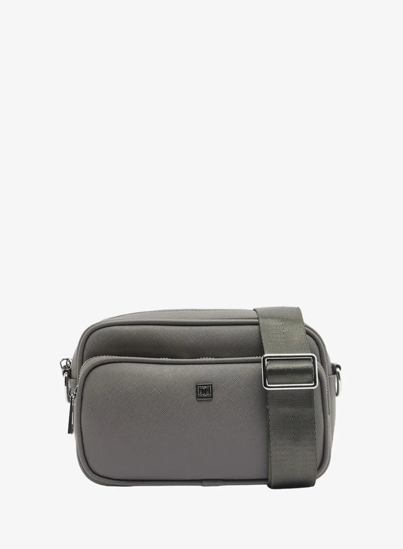 Men Detachable Strap Crossbody Bag