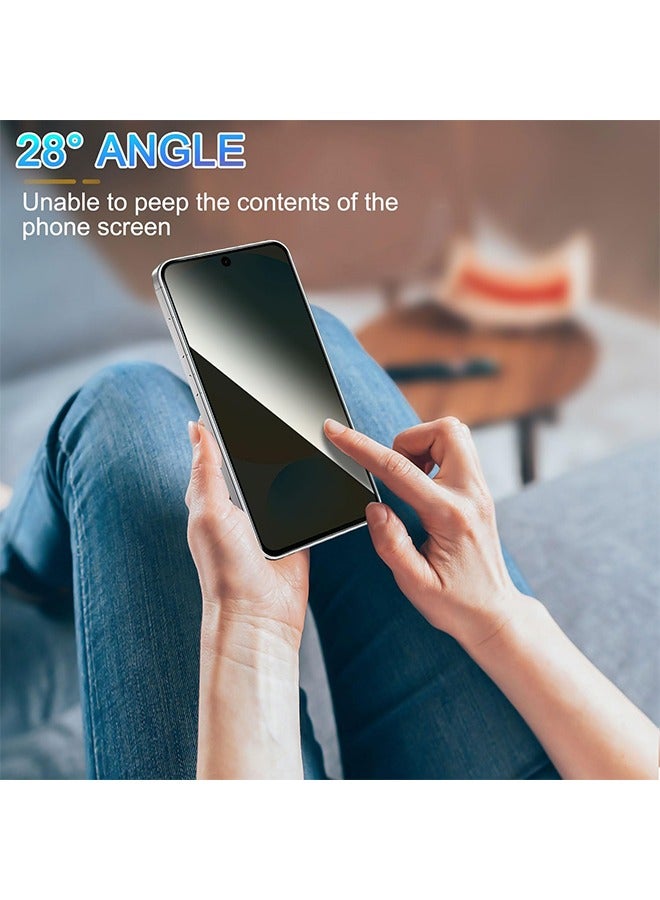 إكس ليفيل واقي شاشة الخصوصية لهاتف Samsung Galaxy S24 FE من الزجاج المقوى المضاد للتجسس - Image 3